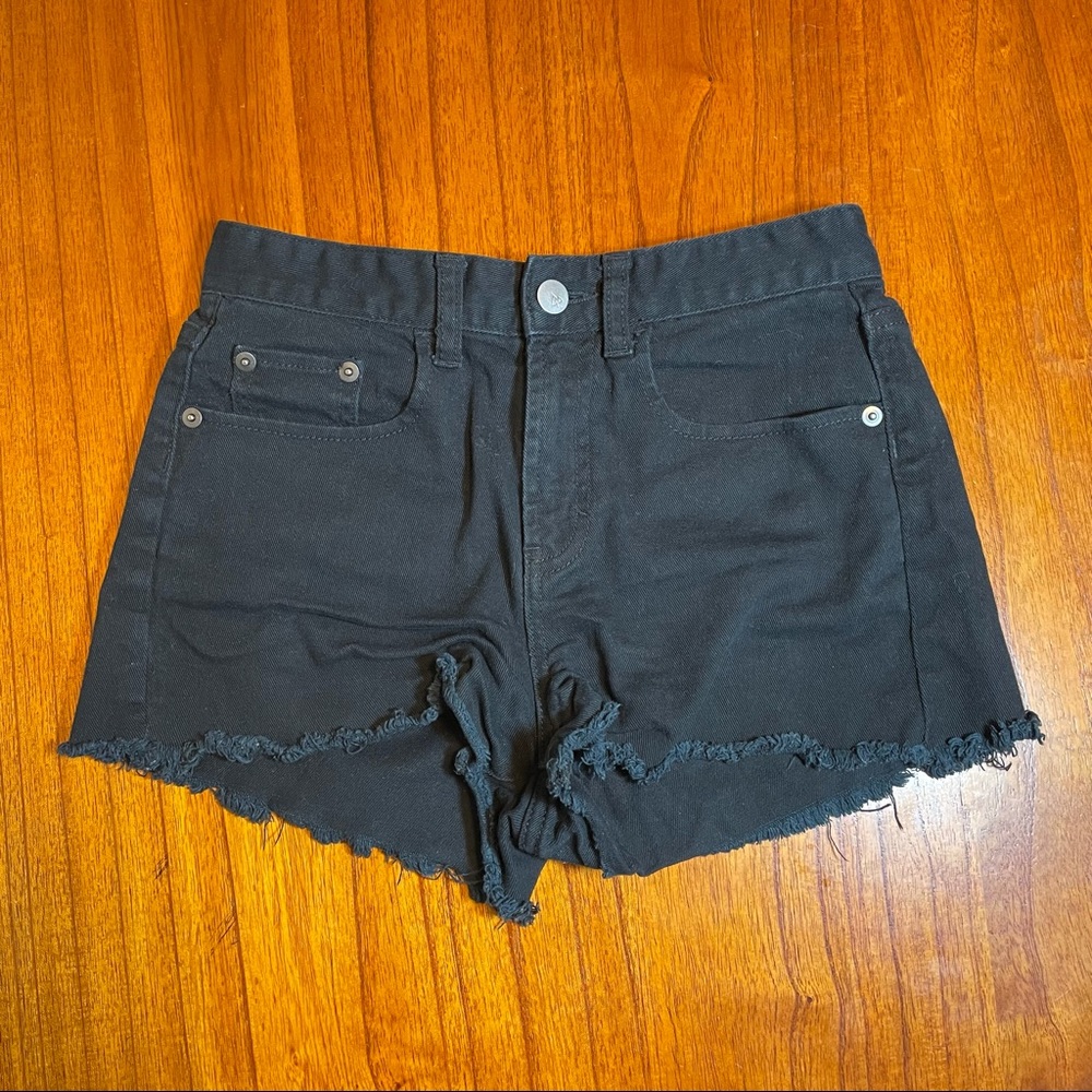 BP high waisted cutoff jean shorts